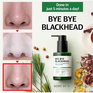 Маска від чорних крапок SOME BY MI Bye Bye Blackhead 30 Days Milacle Green Tea Tox 120 мл купити в Україні 2