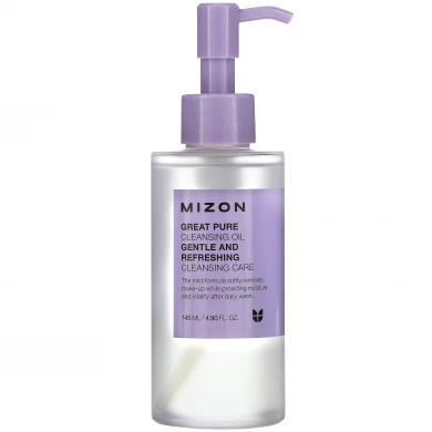 Гидрофильное масло для чувствительной кожи, MIZON, Great Pure Cleansing Oil, 145 мл купить в Украине Гидрофильное масло для чувствительной кожи, MIZON, Great Pure Cleansing Oil, 145 мл купить в Украине