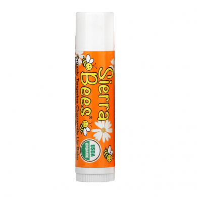 Органический бальзам для губ с ромашкой и мандарином Sierra Bees Organic Tangerine Chamomile Lip Balm 425 г купить в Украине