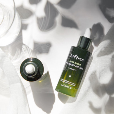 Сироватка для чутливої шкіри з екстрактом полину ISNTREE Spot Saver Mugwort Ampoule 50 мл купити в Україні 4
