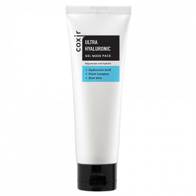 Нічна гелева маска з гіалуроновою кислотою, Coxir, Ultra Hyaluronic Gel Mask Pack, 80 мл купити в Україні Нічна гелева маска з гіалуроновою кислотою, Coxir, Ultra Hyaluronic Gel Mask Pack, 80 мл купити в Україні