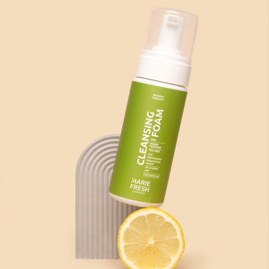 Пінка для вмивання з АНА кислотою для проблемної шкіри Marie Fresh Cosmetics Cleansing Foam 160 мл купити в Україні 2