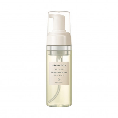 Ніжна пінка для інтимної гігієни AROMATICA Pure & Soft Feminine Wash 170 мл купити в Україні