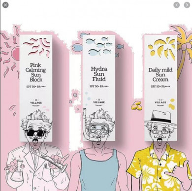 Увлажняющий солнцезащитный флюид с экстрактом моринги Village 11 Factory Hydra Sun Fluid SPF50+ PA++++ 50 мл купить в Украине 4