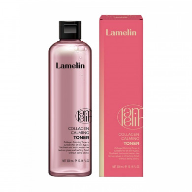 Успокаивающий тонер с коллагеном Lamelin Collagen Calming Toner 300 мл купить в Украине