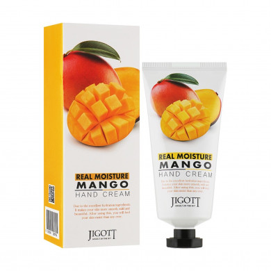 Крем для рук с экстрактом манго JIGOTT Real Moisture Mango Hand Cream 100 мл купить в Украине 4