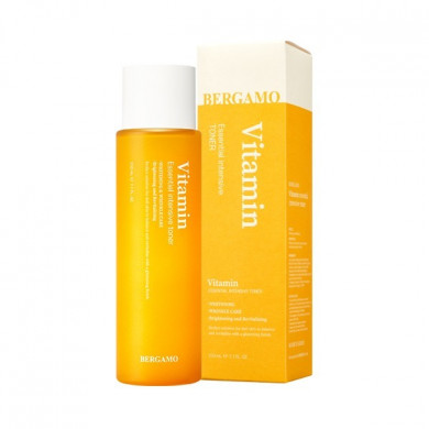 Осветляющий витаминный тонер BERGAMO Essential Intensive Skin Toner Vitamin 210 мл купить в Украине