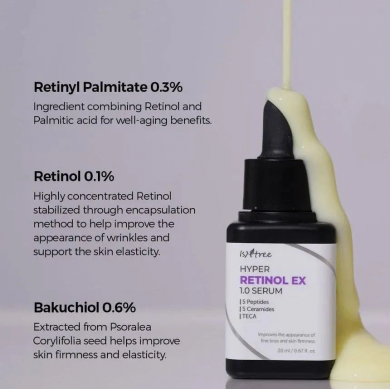 Антивозрастная сыворотка с ретинолом ISNTREE Hyper Retinol EX 1.0 Serum 20 мл купить в Украине 4