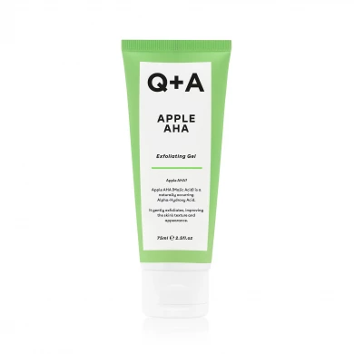 Отшелушивающий гель для умывания с кислотами Q+A Apple AHA Exfoliating Gel 75 мл купить в Украине