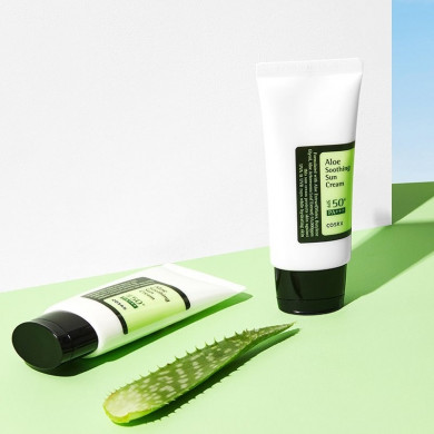 Сонцезахисний крем з екстрактом алое COSRX Aloe Soothing Sun Cream SPF 50 + / PA +++ 50 мл купити в Україні 2
