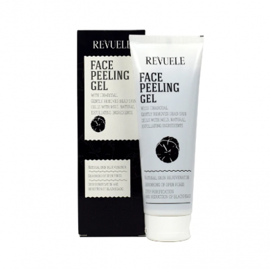 Пилинг-гель для лица с древесным углем Revuele Face Peeling Gel With Charcoal 80 мл купить в Украине