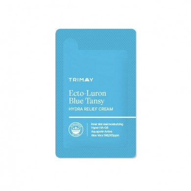 Увлажняющий крем с эктоином и гиалуроновой кислотой Trimay Ecto-Luron Blue Tansy Hydra Relief Cream 1 мл (пробник)