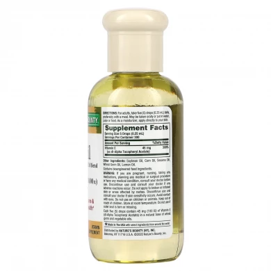 Жидкий витамин E Nature's Bounty E-Oil 13500 мг/30000 МЕ 74 мл купить в Украине 2
