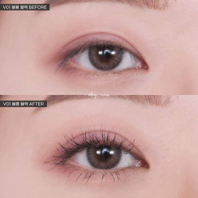 Водостійка туш для вій для об'єму rom & nd Han All Fix Mascara #Volume Black купити в Україні 2
