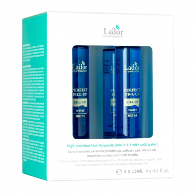 Набір з 4 філерів для відновлення структури волосся Lador Perfect Hair Fill-Up 13 мл * 4 шт купити в Україні 2