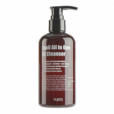 Гель для умывания с муцином улитки, Purito, Snail All In One BB Cleanser, 250 мл купить в Украине Гель для умывания с муцином улитки, Purito, Snail All In One BB Cleanser, 250 мл купить в Украине