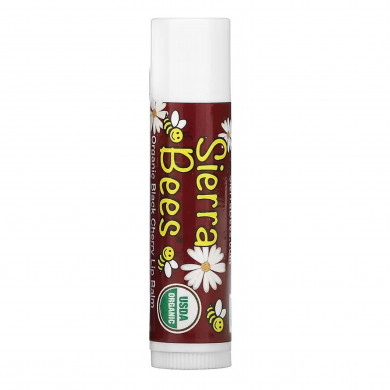 Органический бальзам для губ с вишней Sierra Bees Organic Black Cherry Lip Balm 425 г купить в Украине