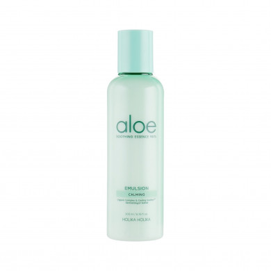 Восстанавливающая эмульсия с алоэ Holika Holika Aloe Soothing Essence 90% Emulsion Calming 200 мл купить в Украине