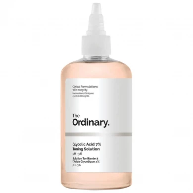 Отшелушивающий тоник с гликолиевой кислотой 7% The Ordinary Glycolic Acid 7% Toning Solution 240 мл купить в Украине