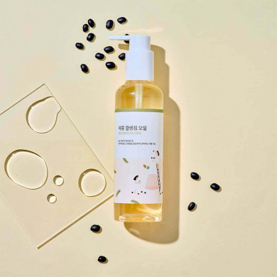 Гідрофільна олія з екстрактом чорних соєвих бобів ROUND LAB Soybean Cleansing Oil 200 мл купити в Україні 2
