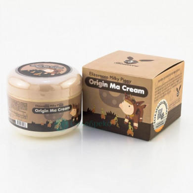 Поживний крем для обличчя з кінським жиром Elizavecca Milky Piggy Origin Ma Cream 100 мл купити в Україні 2