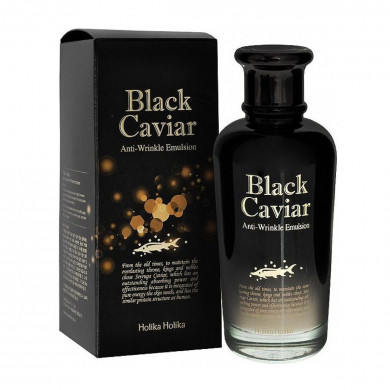Емульсія проти зморшок з екстрактом чорної ікри, Holika Holika, Black Caviar Anti-Wrinkle Emulsion, 120 мл купити в Україні Емульсія проти зморшок з екстрактом чорної ікри, Holika Holika, Black Caviar Anti-Wrinkle Emulsion, 120 мл купити в Україні