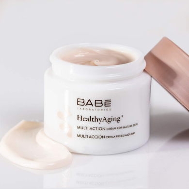 Багатофункціональний крем для зрілої шкіри Babe Laboratorios Healthy Aging Multi Action Cream For Mature Skin 50 мл купити в Україні 4