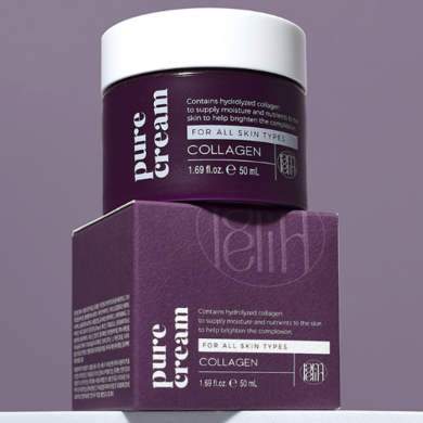 Крем для обличчя з колагеном для підвищення еластичності шкіри Lamelin Collagen Pure Cream 50 мл купити в Україні 3