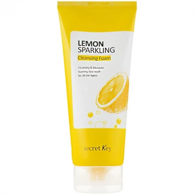 Пенка для умывания с лимоном, Secret Key, Lemon Sparkling Cleansing Foam 200 г купить в Украине Пенка для умывания с лимоном, Secret Key, Lemon Sparkling Cleansing Foam 200 г купить в Украине