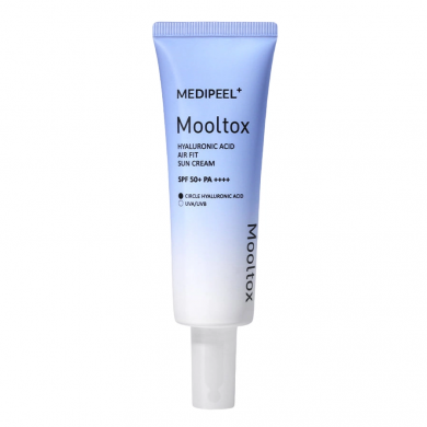 Солнцезащитный увлажняющий крем для лица с гиалуроновой кислотой MEDI-PEEL Hyaluronic Acid Aqua Mooltox AIR FIT Sun Cream SPF 50+ 50 мл купить в Украине