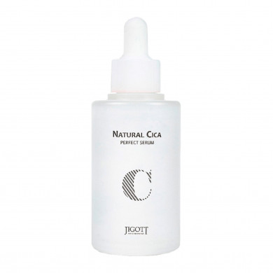 Успокаивающая сыворотка для лица с центеллой JIGOTT Natural Cica Perfect Serum 50 мл купить в Украине