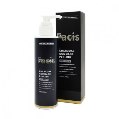 Пиллинг-гоммаж с древесным углем Facis Charcoal Gommage Peeling 200 мл купить в Украине