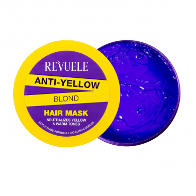 Маска против желтизны для осветленных волос Revuele Anti-Yellow Blond Hair Mask 500 мл купить в Украине 2