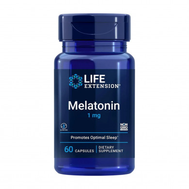 Мелатонін 1 мг Life Extension Melatonin 1 mg 60 капсул купити в Україні