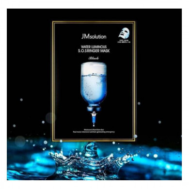 Глубоко увлажняющая тканевая маска JM Solution Water Luminous S.O.S Ringer Mask-Black купить в Украине 2