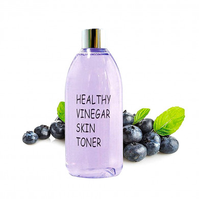 Омолаживающий тонер с экстрактом черники REALSKIN Healthy Vinegar Skin Toner Blueberry 300 мл купить в Украине
