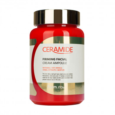 Укрепляющий крем с керамидами, FarmStay, Ceramide Firming Facial Cream Ampoule, 250 мл купить в Украине Укрепляющий крем с керамидами, FarmStay, Ceramide Firming Facial Cream Ampoule, 250 мл купить в Украине