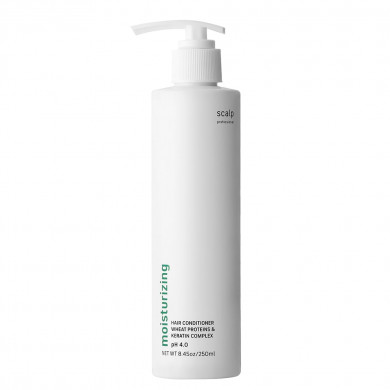 Зволожуючий кондиціонер для волосся з кератином та протеїнами Scalp Moisturizing Hair Conditioner Wheat Proteins & Keratin Complex 250 мл купити в Україні