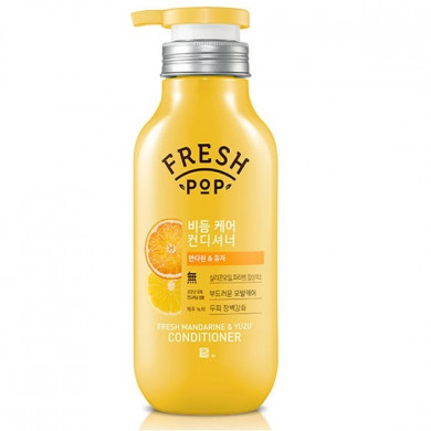 Кондиционер для поврежденных волос с мандарином и юдзу, Fresh Pop, Mandarin&Yuzu Conditioner, 500 мл купить в Украине Кондиционер для поврежденных волос с мандарином и юдзу, Fresh Pop, Mandarin&Yuzu Conditioner, 500 мл купить в Украине