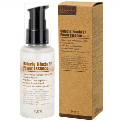 Осветляющая антивозрастная эссенция, Purito, Galacto Niacin 97 Power Essence, 60 мл купить в Украине Осветляющая антивозрастная эссенция, Purito, Galacto Niacin 97 Power Essence, 60 мл купить в Украине