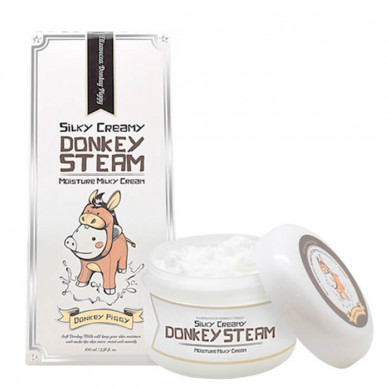 Антивіковий крем на основі молока, Elizavecca, Silky Creamy Donkey Steam Moisture Milky Cream, 100 мл купити в Україні Антивіковий крем на основі молока, Elizavecca, Silky Creamy Donkey Steam Moisture Milky Cream, 100 мл купити в Україні