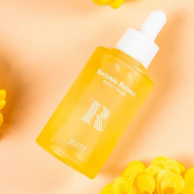 Сироватка для омолоджування для обличчя з ретинолом JIGOTT Natural Retinol Perfect Serum 50 мл купити в Україні 3