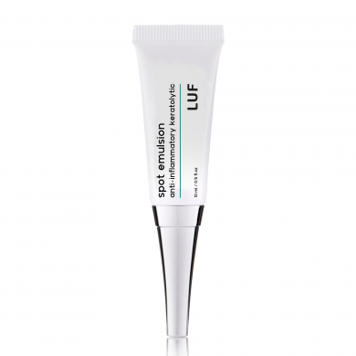 Точечная противовоспалительная эмульсия с цинком медью AHA и BHA LUF Spot Emulsion Anti-inflammatory Keratolytic 10 мл купить в Украине