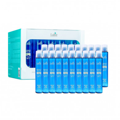 Набір із 20 філерів для відновлення структури волосся Lador Perfect Hair Fill-Up 13 мл*20 шт купити в Україні