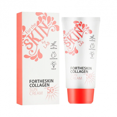 Зволожуючий сонцезахисний крем із колагеном Fortheskin Collagen Sun Cream SPF50+ PA+++ 70 мл купити в Україні 2