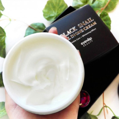 Многофункциональный крем с муцином черной улитки EYENLIP Black Snail All In One Cream 100 мл купить в Украине 2