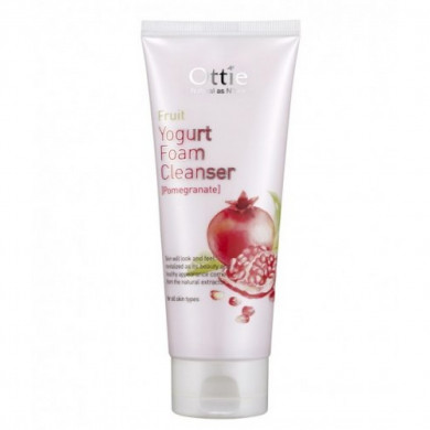 Йогуртова пінка для вмивання з екстрактом полуниці Ottie Fruit Yogurt Foam Cleanser Strawberry 150 мл купити в Україні